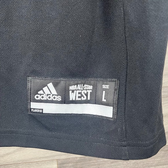 Adidas Golden State Warriors Klay Thompson All Star West Jersey Men Large Black - Picture 6 of 10